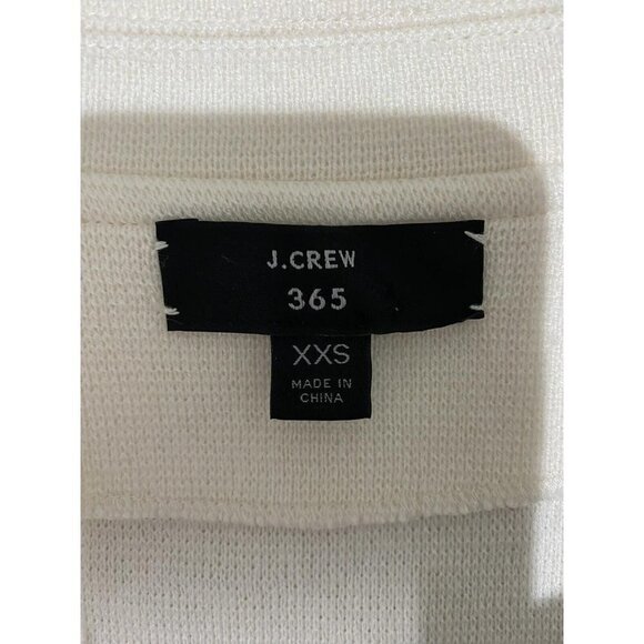 J Crew Eloise Open Front Sweater Wool Blazer Cardigan Cream Size XXS - Picture 7 of 9